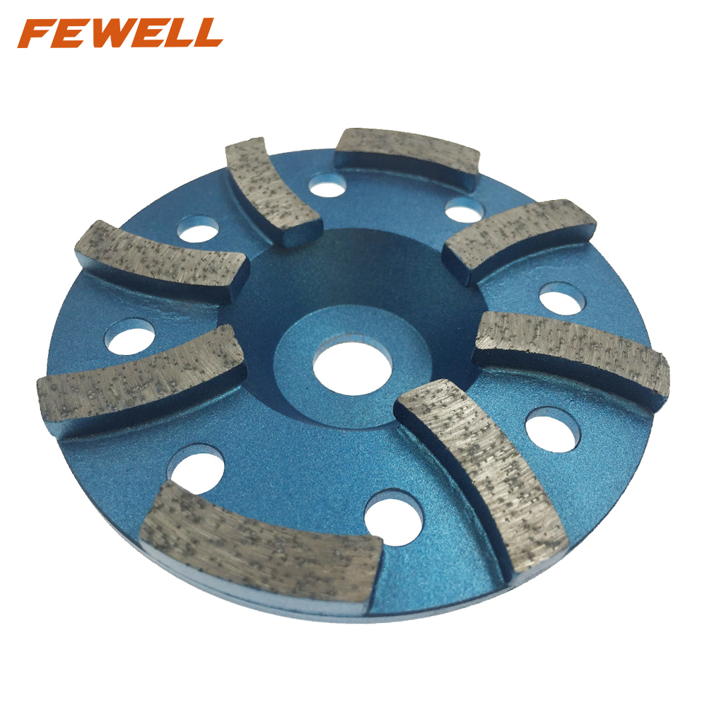 High quality Silver Brazed 4inch 100*5*15mm diamond grinding cup wheel for concrete