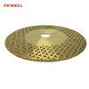 High quality 7inch 180*22.23mm single side triangle shape electroplated diamond saw blade for marble 