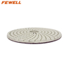 High quality 4inch 100mm 1500# diamond polishing Pads for wet polishing stone marble granite ceramic concrete