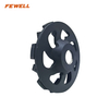 125mm Cold Press 5in Swirly Turbo Abrasive Diamond Cup Wheel for Grinding Concrete Stone