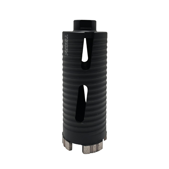 Laser welded 55*10*143*M16 segmented turbo diamond core drill bit for drilling concrete