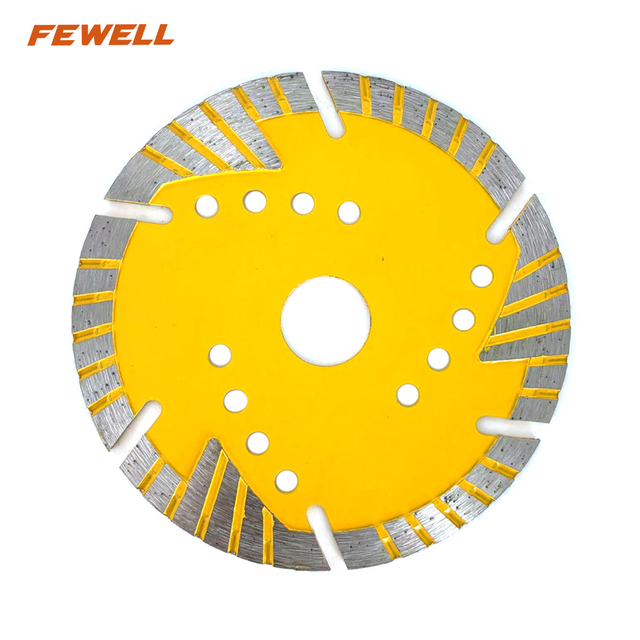 Economic Grade 110MM Diamond Saw Blade 4.3in MG Turbo with Protection Teeth for General Purpose for Market in Brazil