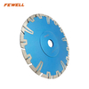 7Inch Hot Press 180mm Diamond Turbo Saw Blade with Protective Teeth And Reinforced Center for Cutting Granite Concrete Quartz Tile