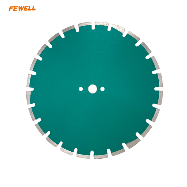 Professional 400-450mm 16-18inch Laser Welded Saw Blade with Deep Segments for Asphalt Road Cutting