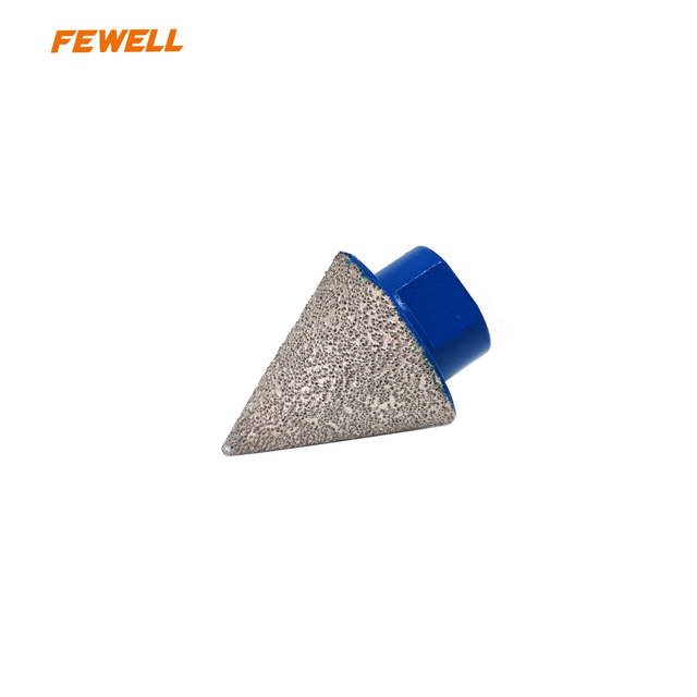OEM Vacuum Brazed M14 Diamond Beveling Chamfer Drill Bits Milling Bits Countersink Drill Bits for Trimming,Enlarging,Polishing Exist Hole on Marble Granite Stone Tile