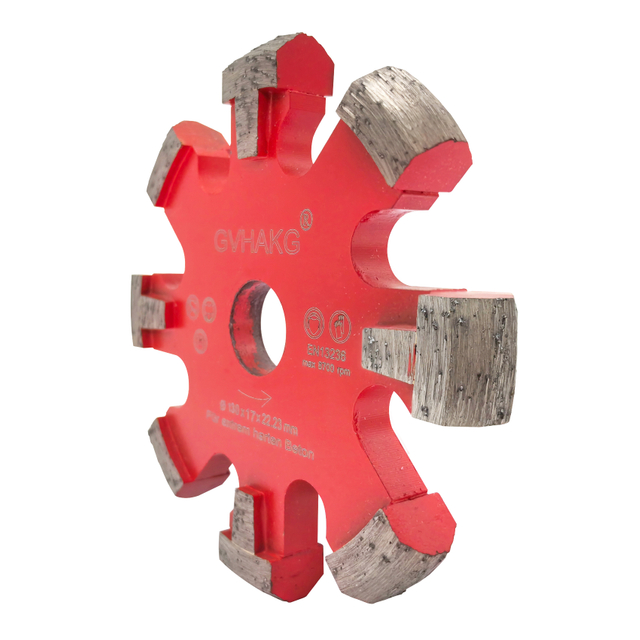 130mm Underfloor Heating V Groove Diamond Blade with 17mm Thickness for Diamond Tuck Point Blade for Grooving Hard Concrete