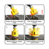 FEWELL 11pcs Diamond Tile Hole Saw Kit with 5/8-11,Diamond Core Drill Bit Set for Porcelain Ceramic Tile Marble Granite