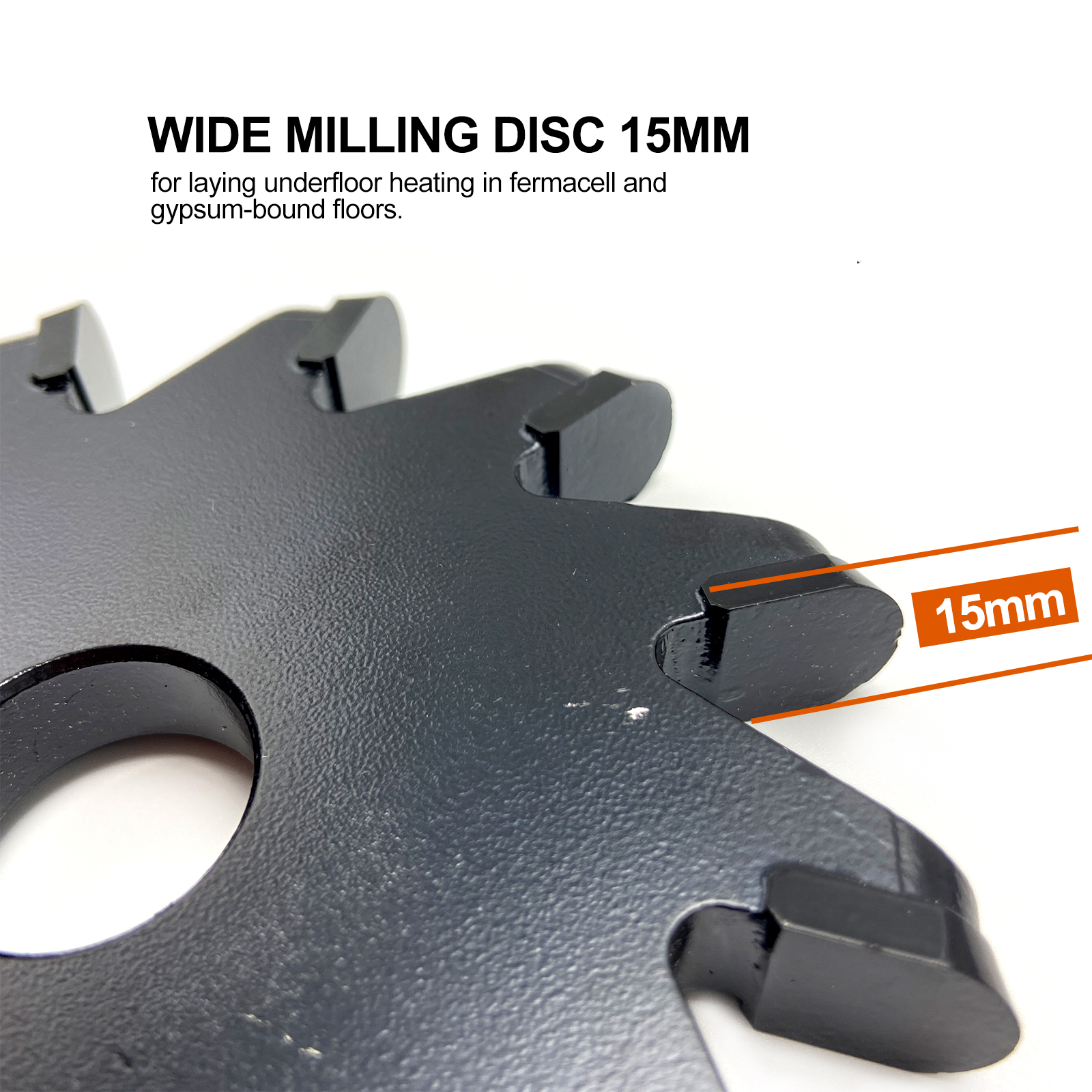 Tungsten carbide tipped 125x15/16x22.23mm tuck point blade for grooving heating warming floor fermacell plates 