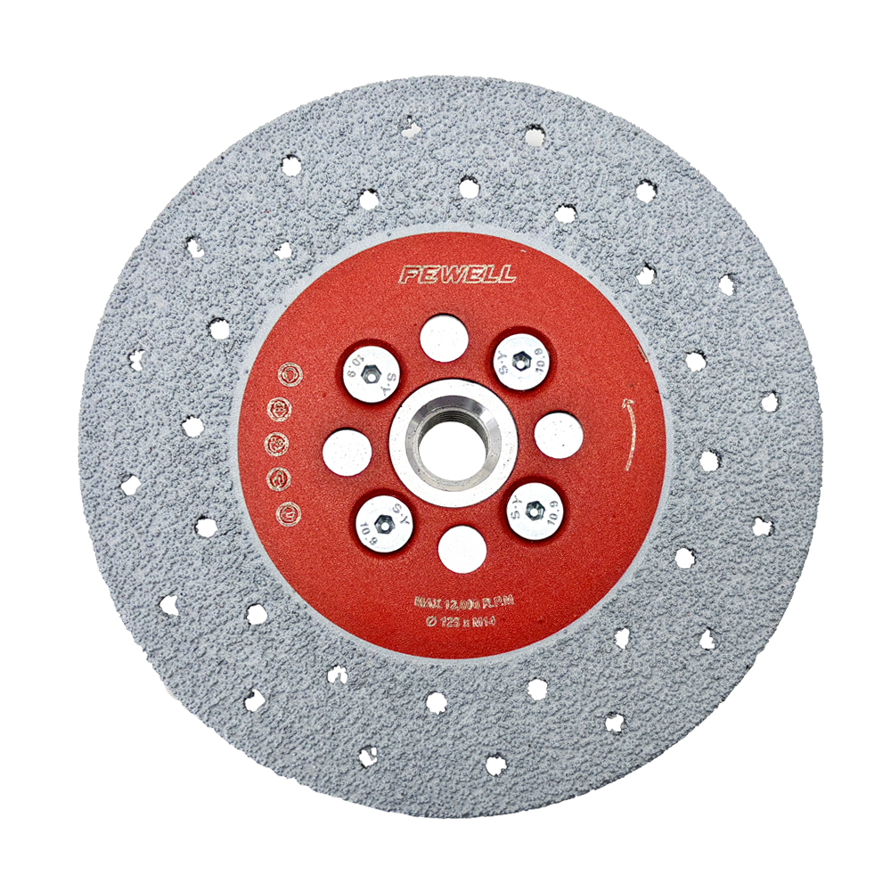 High quaity 125-180mm 5-7inch double side vacuum brazed diamond for grinding cutting general purpose,granite,marble,concrete,brick,marble,ceramics,porcelain,tiles