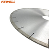 DIY Silver brazed 12inch 350*10*60mm segmented silent steel diamond saw blade for cutting Dekton