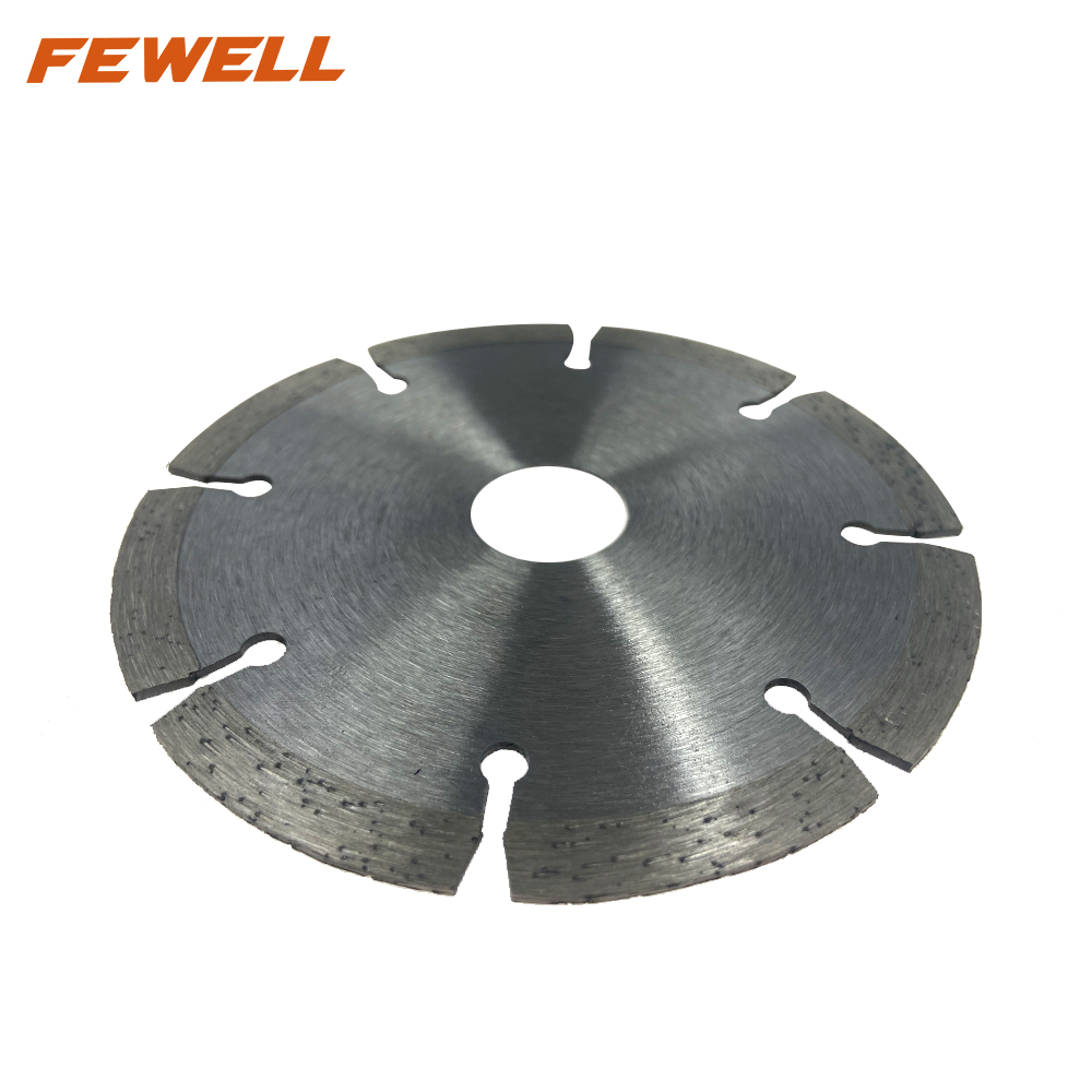 High quality 4.5-9inch 115-230mm hot press 7mm height segmented diamond saw blade for cutting general purpose , stone , brick and concrete