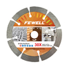High quality 4-12inch 105-300mm hot press 10mm height segmented diamond saw blade for cutting general purpose , stone , brick and concrete