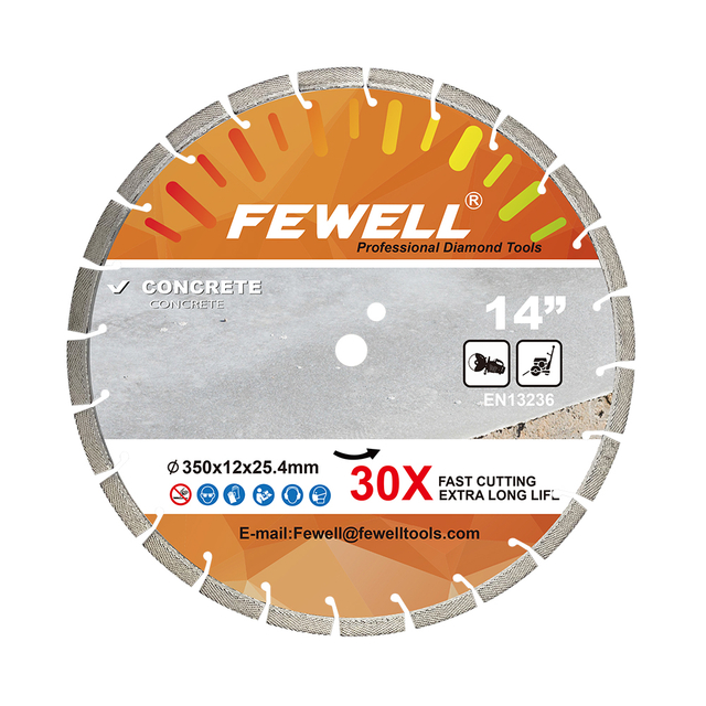 High quality laser welded 12inch 350*3.2*12*25.4mm arix diamond saw blade for cutting granite concrete