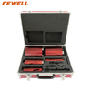 High quality 5pcs 38 52 65 117 127*171*G1/2"BSP laser welded diamond core bit set for dry cutting granite reinforced concrete