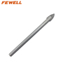 High quality 6/8mm round shank Carbide single Tip Ceramic Porcelain Tile Glass Drill Bit for Glass Tile