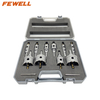 10pcs 16/18/20/22/25/30/35/45/50/53mm Premium grade Tungsten Carbide Tip Core Drill Bit hole opener cutter series TCT Hole Sawset For Stainless Steel metal