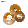 High quality hot press 4、4.5、5inch 105-125*10mm height special teeth Aluminum flange diamond saw blade for cutting ceramic tile porcelain