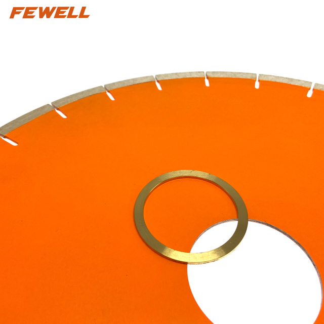 High quality Silver Brazed sandwich Silent steel 14-18inch 370/420/450*10*60mm diamond saw blade disc for wet cutting marble