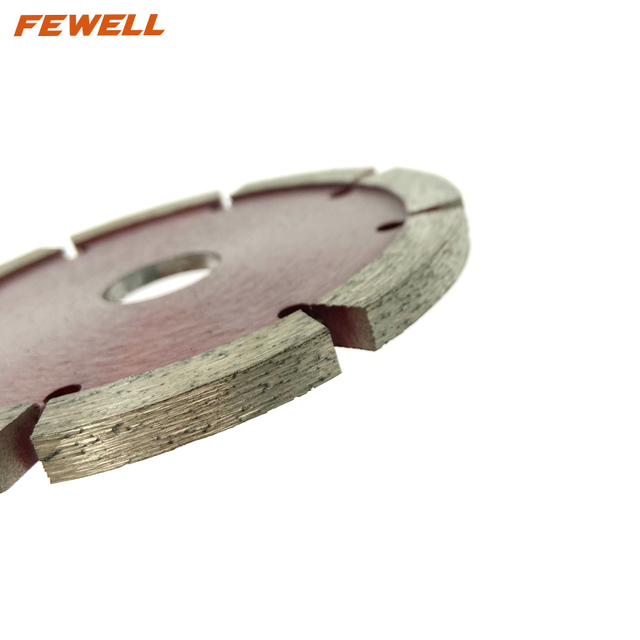 High quality Cold Press sintered 4.5inch 115*6.35/6.4/8/10*10*22.23mm diamond wall groove tuck point saw blade for cutting concrete wall floor