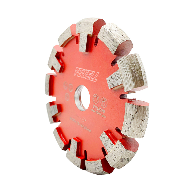 Premium quality 130*15/16/17*12*22.23mm U Shape Wall Floor heating Grooved Crack Chaser Diamond Tuck Point Saw Blade for grooving concrete 