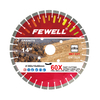 Premium quality 14/16inch 350/400*15*60 with 50mm ring Silver Brazed segmented diamond saw blade for cutting granite