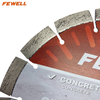 Premium quality laser welded 9/14inch 230/350*12mm segmented diamond saw blade for cutting concrete 