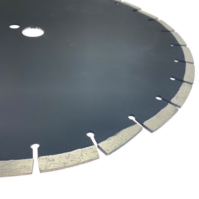 High quality laser welded 14/16in 350/400*10*25.4mm laser welded diamond saw blade for wet cutting asphalt