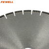 Premium quality 14/16inch 350/400*15/20*60 with 50mm ring Silver Brazed arix segment turbo diamond saw blade for cutting granite