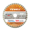 High quality 15/18in 380/450*20*60mm laser welded sandwich silent steel arix segment reinforced center diamond saw blade for cutting quartz stone