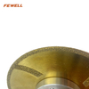 High quality 4.5/7/9inch 115/180/230mm M14 flange single side triangle shape electroplated diamond saw blade for marble 