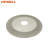 High quality 4inch 100*1.0*15*20mm continuous rim super thin electroplated diamond saw blade for ceramic tile