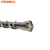  High quality Cross type SDS plus 25*310mm Electric hammer Drill Bit for drilling Concrete wall rock Granite