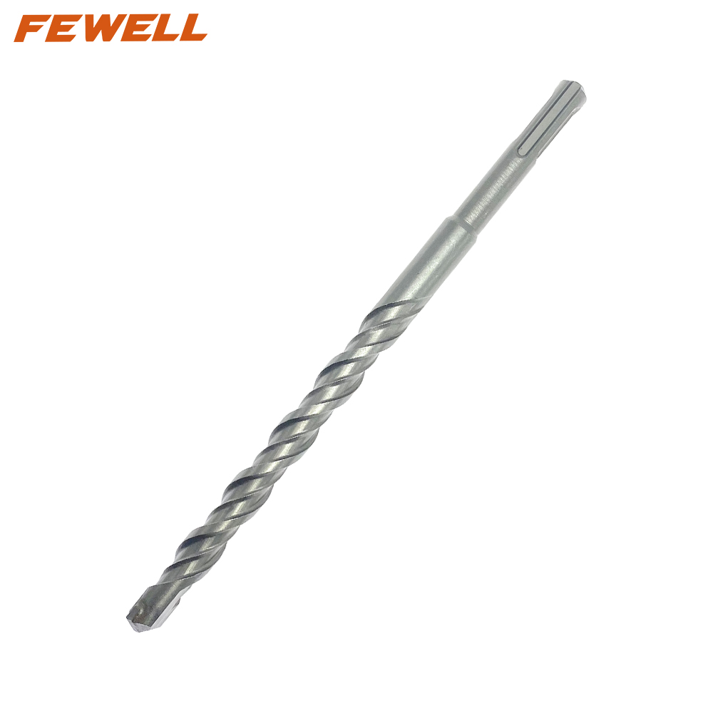 High quality SDS Plus Carbide Single Flat Tip 14mm Double Flute Electric hammer Drill Bit for Granite Concrete wall Masonry 