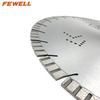 16inch laser welded 400*15*25.4mm cooling holes diamond saw blade for cutting concrete