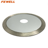 DIY Cold press 4.5-9inch 115-230*10mm diamond continuous rim saw blade for cutting ceramic tile marble