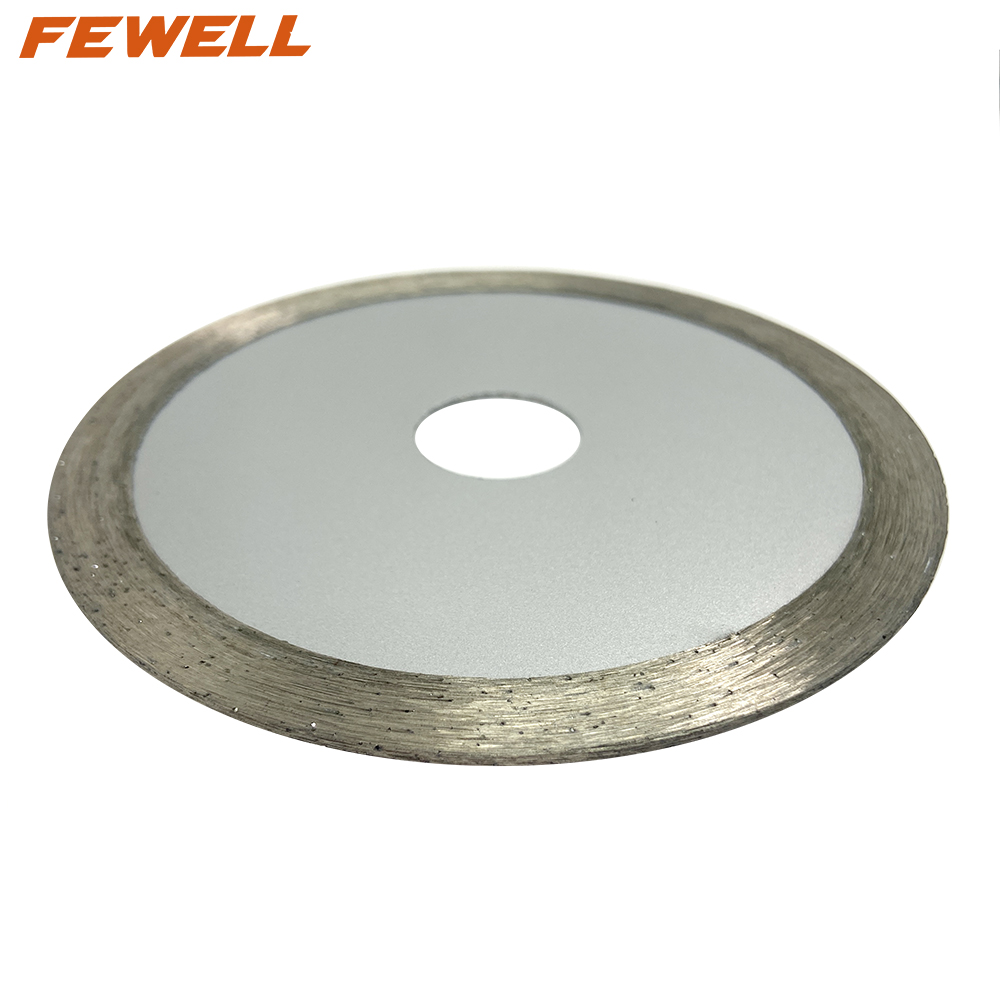DIY Cold press 4.5-9inch 115-230*10mm diamond continuous rim saw blade for cutting ceramic tile marble