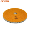 High quality 4inch 100mm 3 step diamond polishing Pads for terrazzo ceramic marble concrete granite 