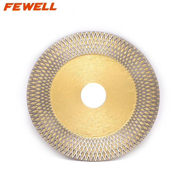 115/125mm Super Thin Diamond Cutting Disc Mesh Turbo Diamond Saw blade For Cutting And Grinding Porcelain Tile
