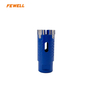 32*75*5/8-11 Thread Silver Brazed Diamond T Type Turbo Segmented Core Drill Bit for Dry Drilling Granite