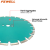 High quality laser welded 14in 350mm laser welded deep drop diamond saw blade for wet cutting asphalt
