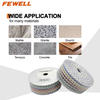 7pcs 4inch 100mm diamond disc flexible polishing Pads set for grinding stone concrete marble granite 