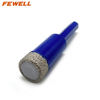 Vacuum Brazed 18mm hex shank hole cutter core drill bits for drilling porcelain tile ceramic marble