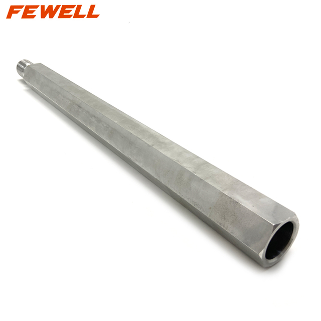 1-1/4UNC to 1-1/4UNC 500mm aluminum adapter for concrete core bit