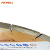 High quality Silver Brazed Silent line 14inch 350*10*60mm diamond saw blade for cutting quartz