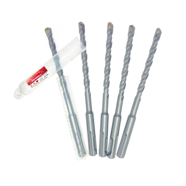 Top quality SDS Plus straight flat tip 8x160mm Electric Rotary Hammer Drill Bit for concrete granite general purpose