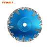 7Inch Hot Press 180mm Diamond Turbo Saw Blade with Protective Teeth And Reinforced Center for Cutting Granite Concrete Quartz Tile