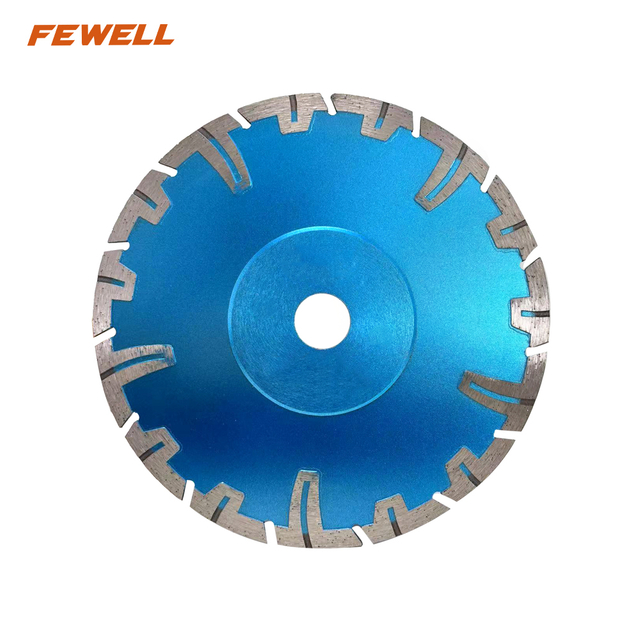 7Inch Hot Press 180mm Diamond Turbo Saw Blade with Protective Teeth And Reinforced Center for Cutting Granite Concrete Quartz Tile
