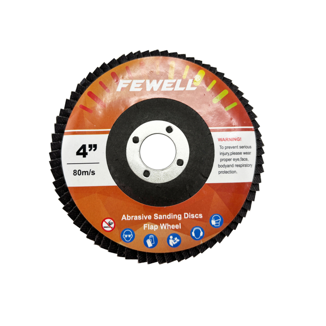 High Quality 4-4.5inch G60 Grit Silicone Carbide Abrasive Wheel 100-105mm Flexible Sanding Flap Disc for Grinding Metal Stainless Steel