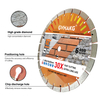 High Quality Cold Press 12-14inch 300-350mm Segment Height 15mm Diamond Segmented Saw Blade for Cutting Concrete Brick Granite Masonry