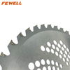 High Quality 10inx40T Garden tool 255*1.5*25.4 Trimmer head TCT saw Blade for cutting brush grass